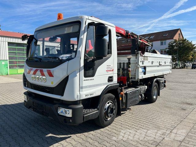 Iveco EuroCargo 80-190 / Fassi F70 + Funk / Meiller Kipper
