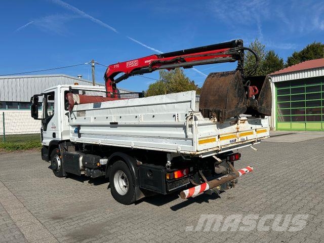 Iveco EuroCargo 80-190 / Fassi F70 + Funk / Meiller Kipper