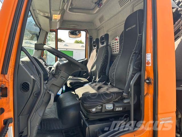 Iveco EuroCargo ML 120 E18 / Hiab 066 + Funk / LBW Pritschenwagen/Pritschenwagen mit Seitenklappe