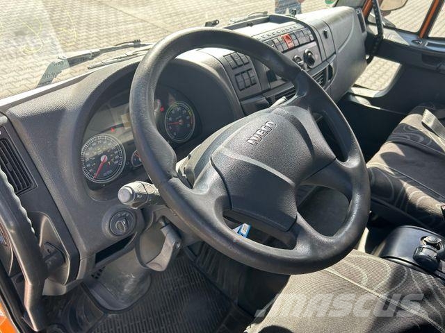 Iveco EuroCargo ML 120 E18 / Hiab 066 + Funk / LBW Pritschenwagen/Pritschenwagen mit Seitenklappe