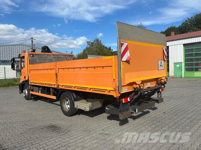 Iveco EuroCargo ML 120 E18 / Hiab 066 + Funk / LBW Pritschenwagen/Pritschenwagen mit Seitenklappe