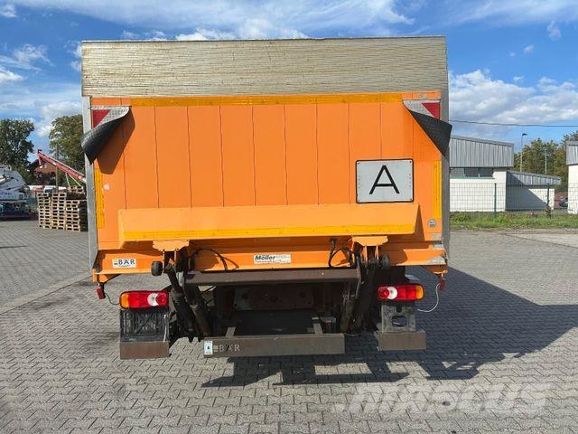 Iveco EuroCargo ML 120 E18 / Hiab 066 + Funk / LBW Pritschenwagen/Pritschenwagen mit Seitenklappe