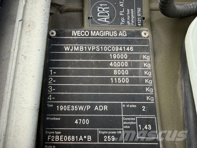 Iveco EuroTrakker 190E35W 4X4 Ex Armee Camiones con chasís y cabina