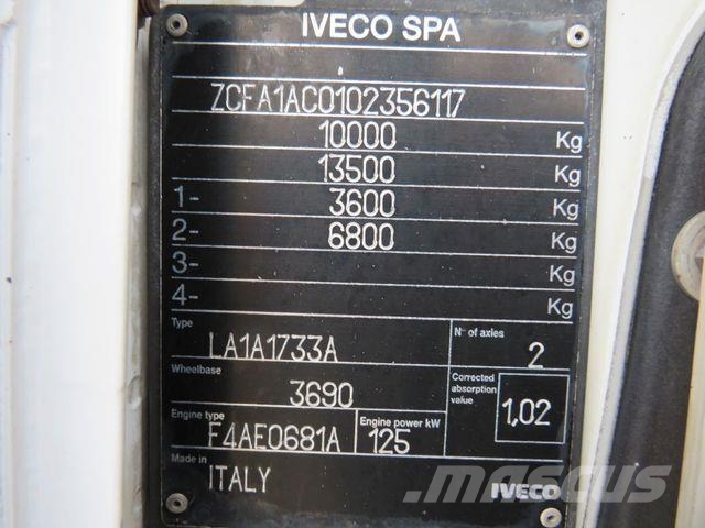 Iveco ML100E17*E3*CARRIER Supra *LBW*Prits.5,2m*170PS Temperature controlled trucks