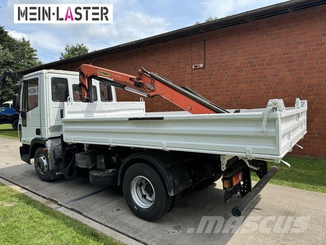 Iveco ML75E16 3 S-Kipper Kran PK 9,4m-550 kg Greifer Savivarčių priekabų vilkikai