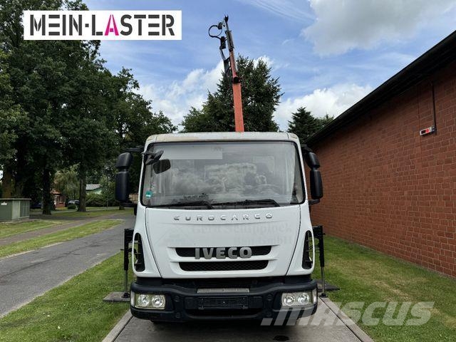 Iveco ML75E16 3 S-Kipper Kran PK 9,4m-550 kg Greifer Savivarčių priekabų vilkikai