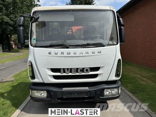 Iveco ML75E16 3 S-Kipper Kran PK 9,4m-550 kg Greifer Savivarčių priekabų vilkikai