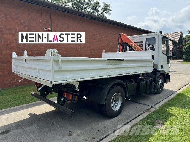 Iveco ML75E16 3 S-Kipper Kran PK 9,4m-550 kg Greifer Savivarčių priekabų vilkikai