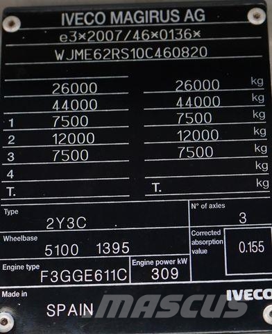 Iveco S-WAY / 420 / E 6 / KONTENER + WINDA / 20 PALET Samochody ciężarowe ze skrzynią zamkniętą
