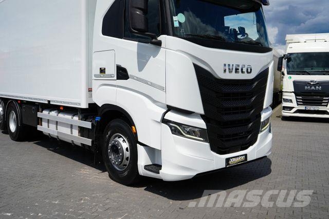 Iveco S-WAY / 420 / E 6 / KONTENER + WINDA / 20 PALET Samochody ciężarowe ze skrzynią zamkniętą