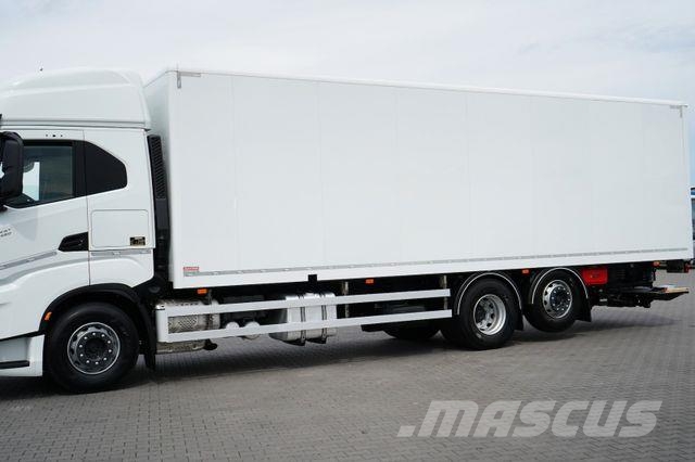 Iveco S-WAY / 420 / E 6 / KONTENER + WINDA / 22 PALETY 탑차 트럭