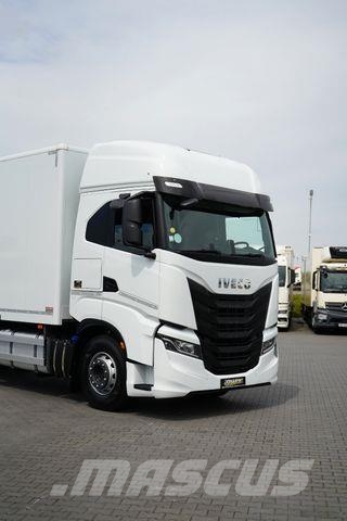 Iveco S-WAY / 420 / E 6 / KONTENER + WINDA / 22 PALETY 탑차 트럭