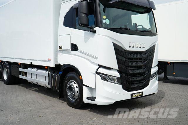 Iveco S-WAY / 420 / E 6 / KONTENER + WINDA / 22 PALETY 탑차 트럭