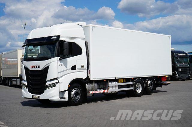 Iveco S-WAY / 420 / E 6 / KONTENER + WINDA / 20 PALET Samochody ciężarowe ze skrzynią zamkniętą