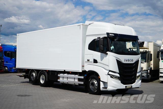 Iveco S-WAY / 420 / E 6 / KONTENER + WINDA / 20 PALET Samochody ciężarowe ze skrzynią zamkniętą