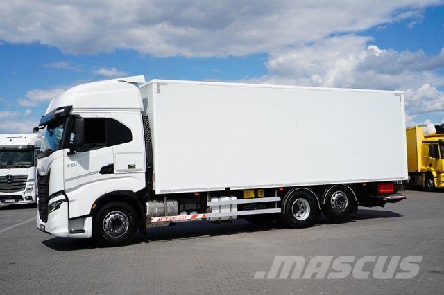 Iveco S-WAY / 420 / E 6 / KONTENER + WINDA / 20 PALET Samochody ciężarowe ze skrzynią zamkniętą