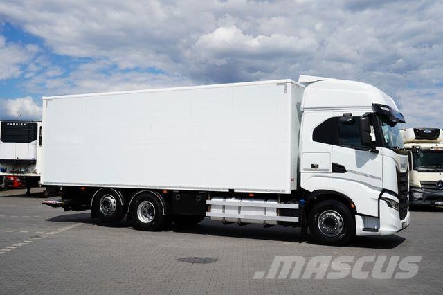 Iveco S-WAY / 420 / E 6 / KONTENER + WINDA / 20 PALET Samochody ciężarowe ze skrzynią zamkniętą
