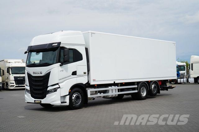 Iveco S-WAY / 420 / E 6 / KONTENER + WINDA / 22 PALETY 탑차 트럭