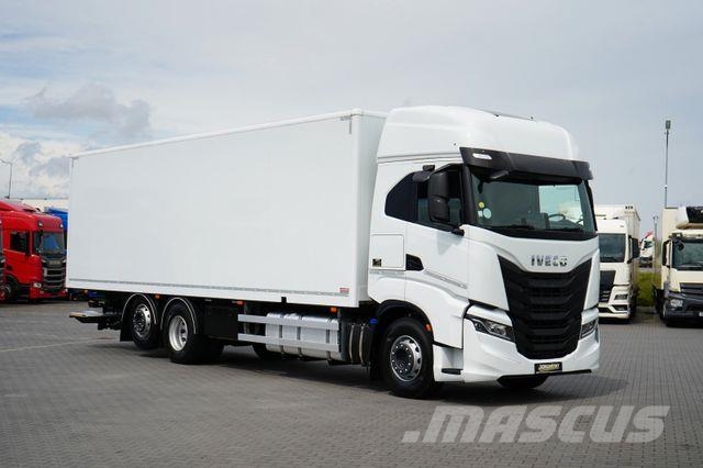 Iveco S-WAY / 420 / E 6 / KONTENER + WINDA / 22 PALETY 탑차 트럭