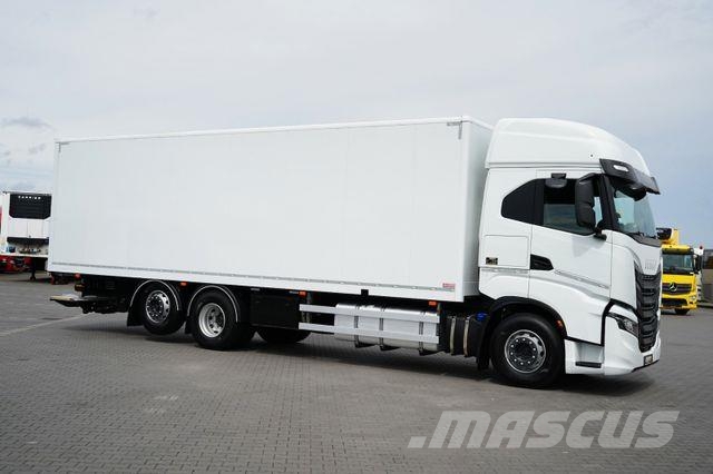 Iveco S-WAY / 420 / E 6 / KONTENER + WINDA / 22 PALETY 탑차 트럭