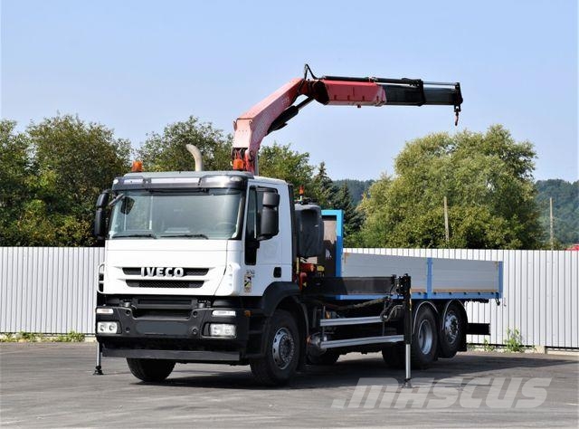 Iveco Stralis 310 PRITSCHE 7,05m +KRAN +FUNK Kranwagen