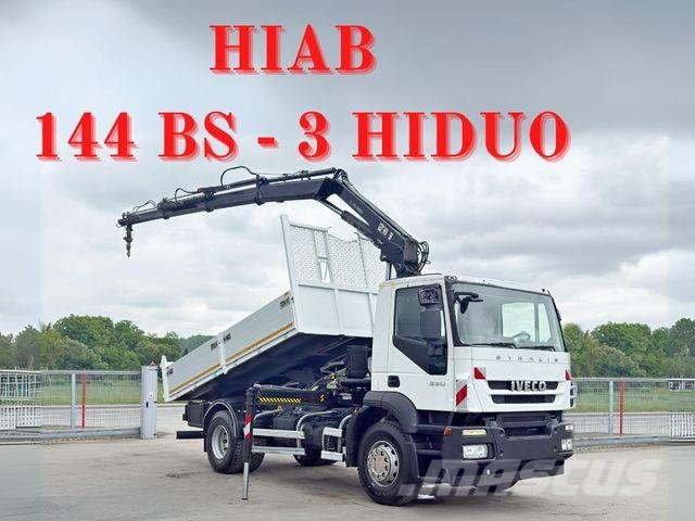 Iveco STRALIS 330 *HIAB 144 BS-3 HIDUO* TOPZUSTAND Kranwagen