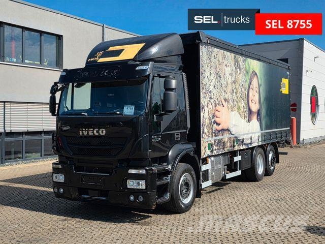 Iveco Stralis 400 | Intarder | Lenkachse | Staplerhal. Kayar tenteli kamyonlar