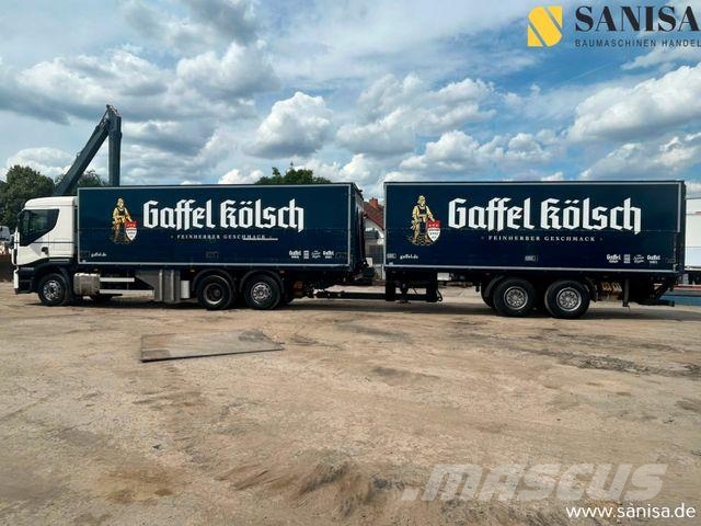 Iveco Stralis AS260S42/2x LBW/Schwenkwand/Boese Anhäng İçecek kamyonları