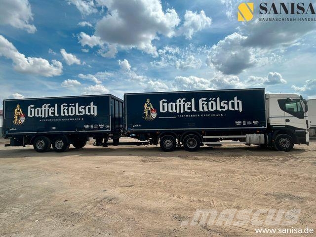 Iveco Stralis AS260S42/2x LBW/Schwenkwand/Boese Anhäng İçecek kamyonları