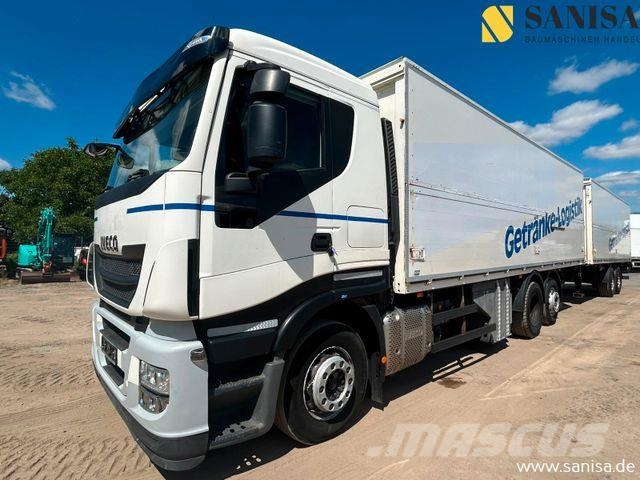 Iveco Stralis AS260S42/2xLBW/Schwenkwand/Anhänger/Zug Gėrimų tiekimo sunkvežimiai