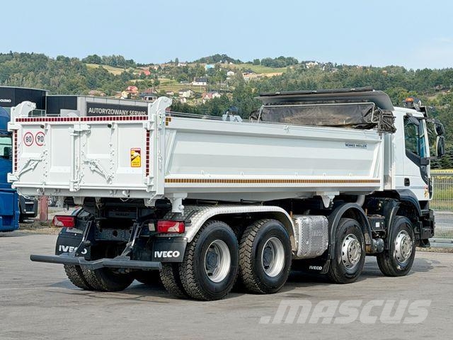 Iveco STRALIS X WAY 480* KIPPER * 8x4 * TOPZUSTAND Savivarčių priekabų vilkikai