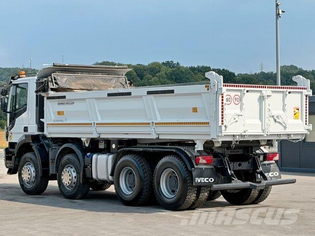 Iveco STRALIS X WAY 480* KIPPER * 8x4 * TOPZUSTAND Savivarčių priekabų vilkikai