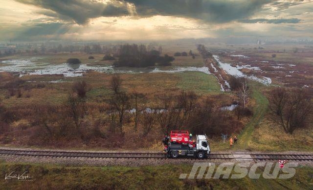 Iveco TRAKER 4x4 RAIL ROAD PALFINGER SCHIENEN TWO WAY Ant vilkikų montuojamos kėlimo platformos