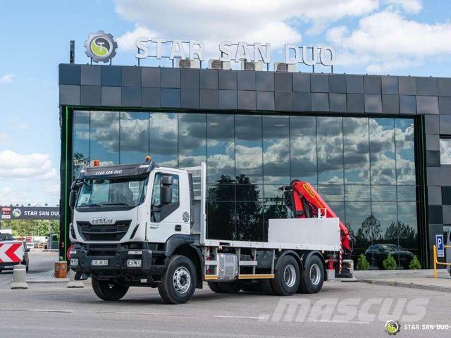 Iveco TRAKKER 360 6x4 PALFINGER PK 18502 Crane Rotato Camiones grúa