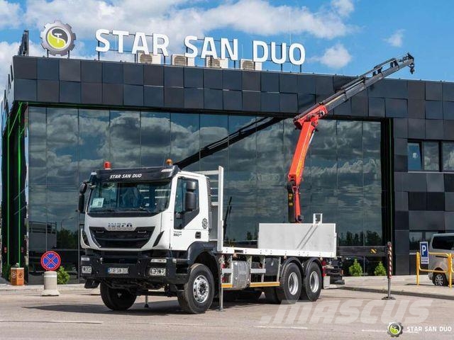 Iveco TRAKKER 360 6x4 PALFINGER PK 18502 Crane Rotato Camiones grúa