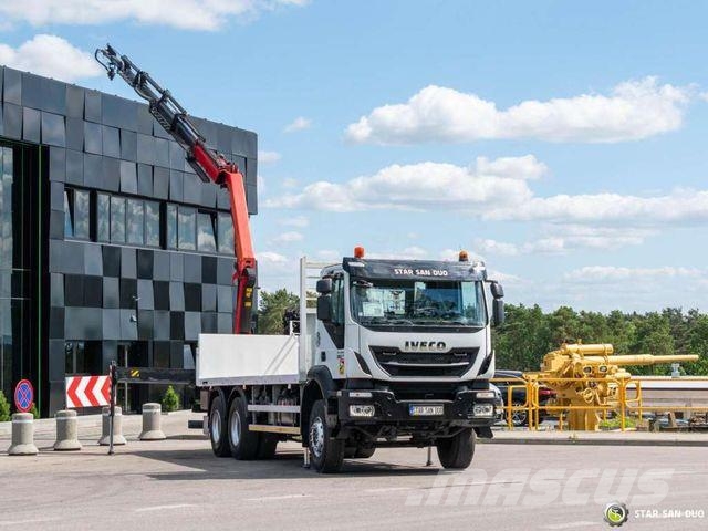 Iveco TRAKKER 360 6x4 PALFINGER PK 18502 Crane Rotato Camiones grúa