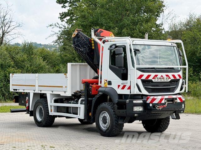 Iveco TRAKKER 360*PRITSCHE 4,50*PK 26002 EH-G/FUNK*4x4 شاحنات الرافعات