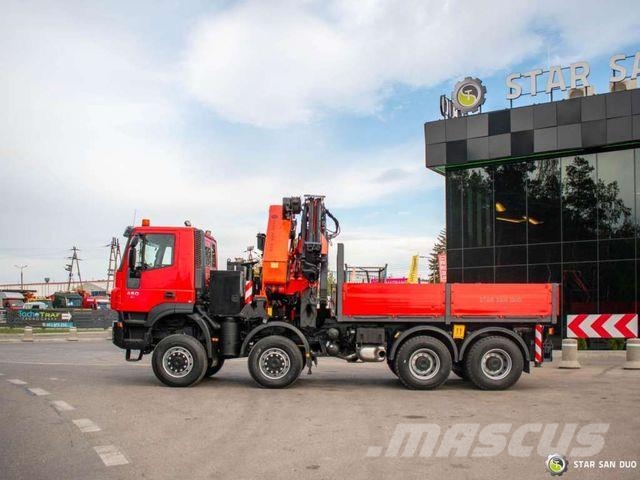 Iveco TRAKKER 450 8x8 Palfinger PK 72002 Crane Winch Caminhões guindaste