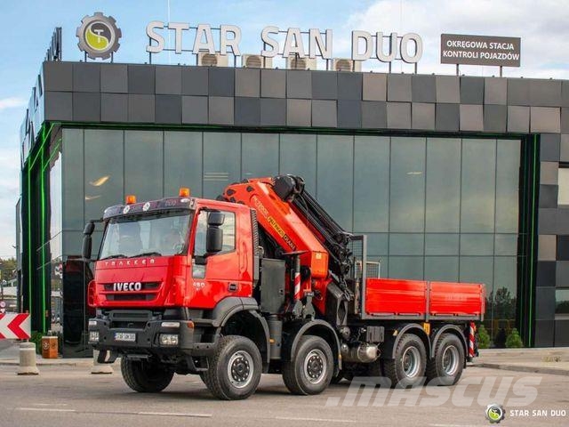 Iveco TRAKKER 450 8x8 Palfinger PK 72002 Crane Winch Caminhões guindaste