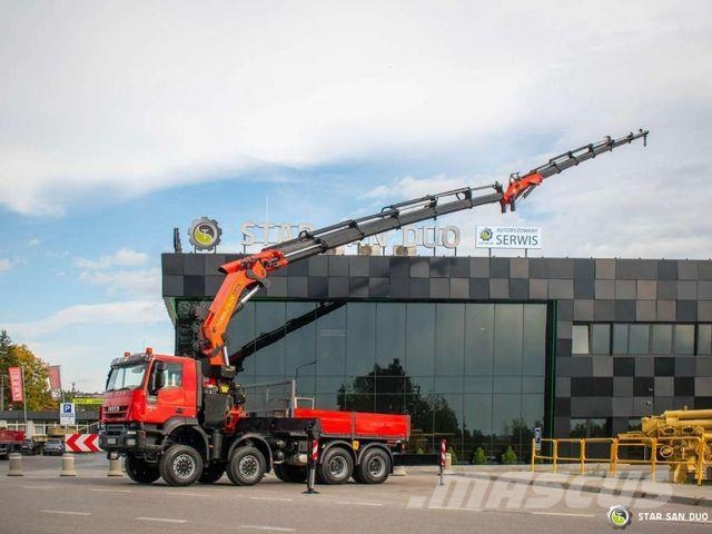Iveco TRAKKER 450 8x8 Palfinger PK 72002 Crane Winch Caminhões guindaste