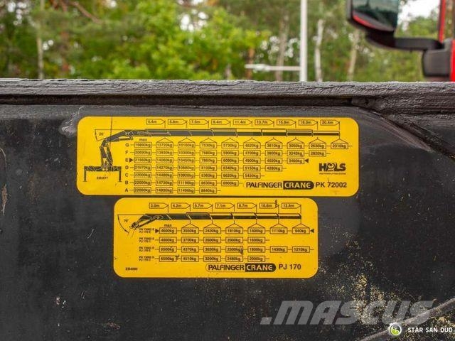 Iveco TRAKKER 450 8x8 Palfinger PK 72002 Crane Winch Caminhões guindaste