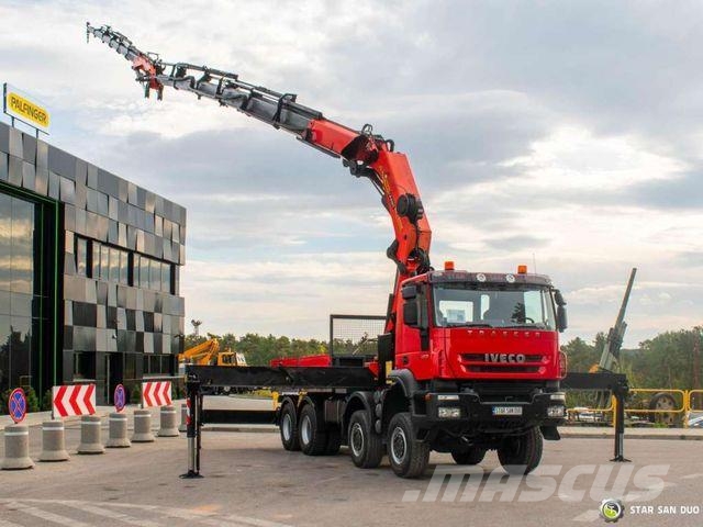 Iveco TRAKKER 450 8x8 Palfinger PK 72002 Crane Winch Caminhões guindaste