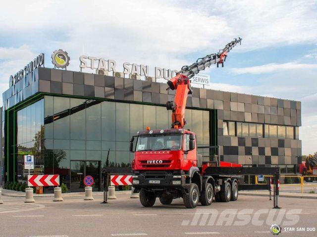 Iveco TRAKKER 450 8x8 Palfinger PK 72002 Crane Winch Caminhões guindaste