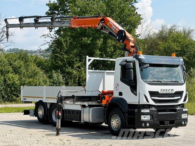 Iveco X WAY 420 * PRITSCHE 6,00* ATLAS 260.3E+FUNK*TOP شاحنات الرافعات