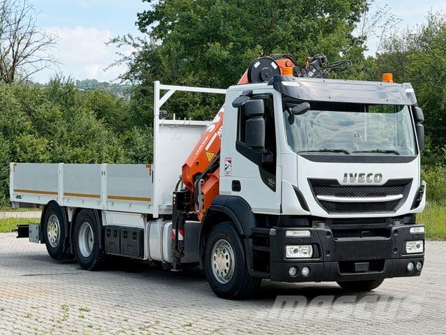 Iveco X WAY 420 * PRITSCHE 6,00* ATLAS 260.3E+FUNK*TOP شاحنات الرافعات