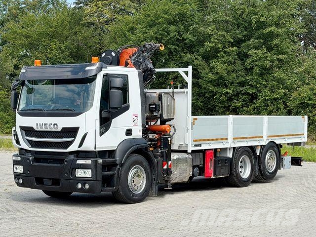 Iveco X WAY 420 * PRITSCHE 6,00* ATLAS 260.3E+FUNK*TOP شاحنات الرافعات