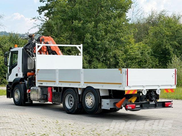 Iveco X WAY 420 * PRITSCHE 6,00* ATLAS 260.3E+FUNK*TOP شاحنات الرافعات