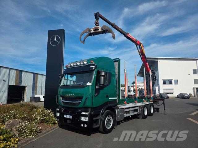 Iveco X-Way 510 6x4 Cranab TZ12 2 Intarder Kokvedēji
