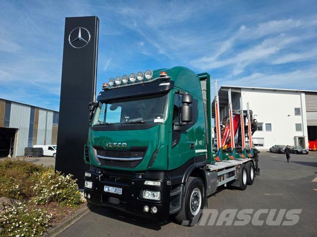 Iveco X-Way 510 6x4 Cranab TZ12 2 Intarder Kokvedēji