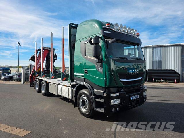 Iveco X-Way 510 6x4 Cranab TZ12 2 Intarder Kokvedēji